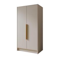 DREHTÜRENSCHRANK BERON 102/200/51 cm Modern Kleiderschrank 2-türig Kaschmir - Kaschmir, Holzwerkstoff (102/200/51cm) - MASSENO