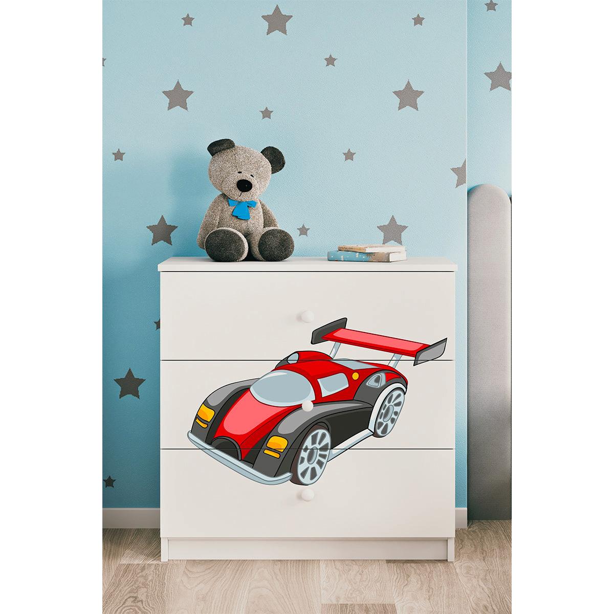 KINDERKOMMODE Weiß - Weiß, Holzwerkstoff (81/80/41cm) - Petits-meubles