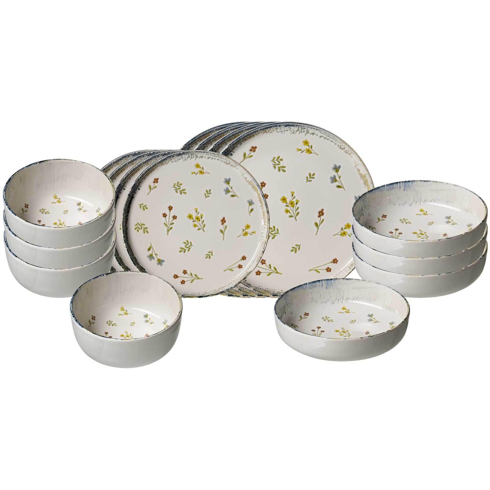 EINSTEIGER-SET Viola bunt 16-tlg. - Multicolor, Keramik (2/2/2cm) - Ritzenhoff Breker