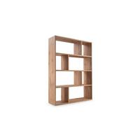 BÜCHERREGALE MOSAICO 116,5 / 159 / 34 cm Eichefarben - Eichefarben, Holzwerkstoff (116.5/159/34cm) - MASSENO