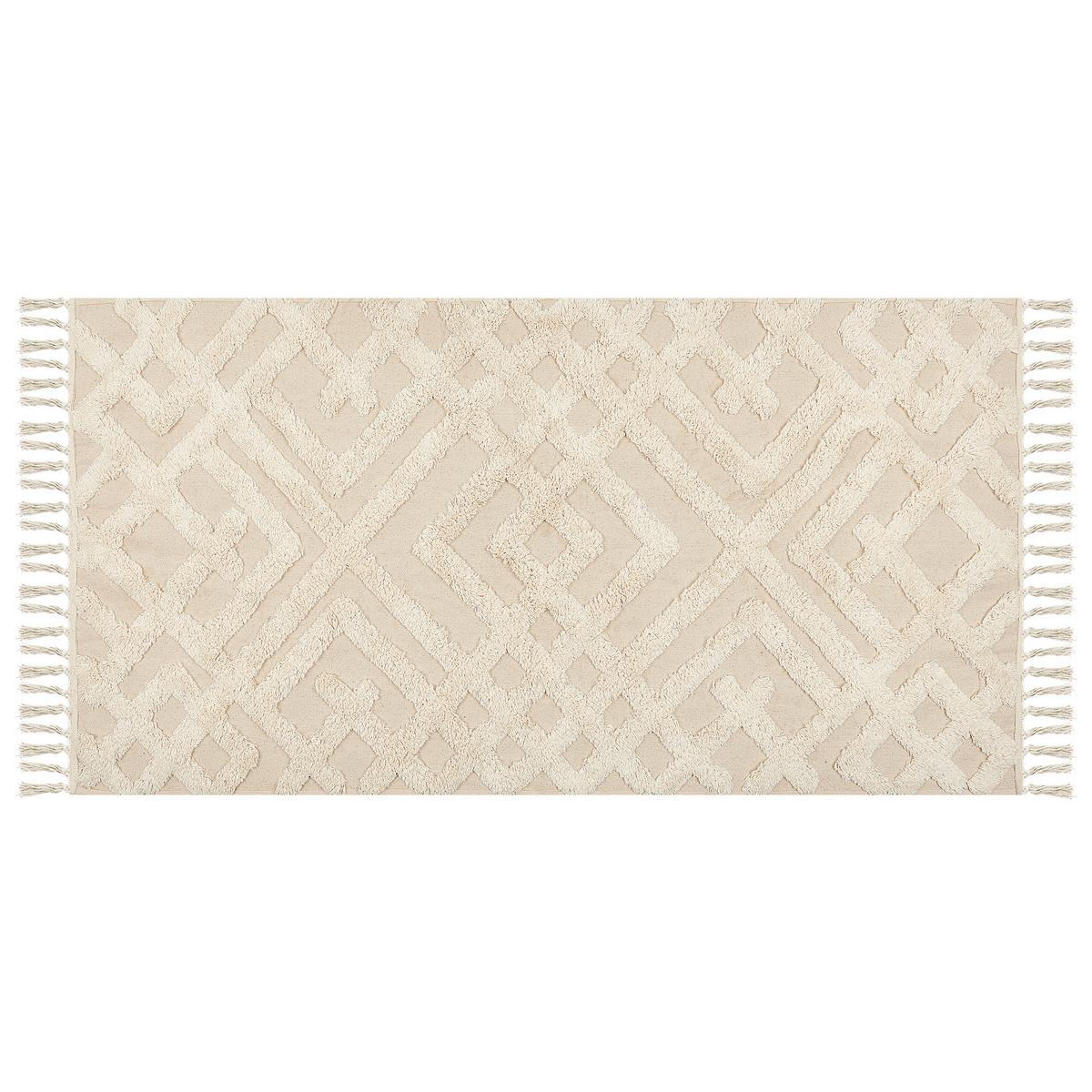 KURZFLOR-TEPPICH Ardahan 150/80 cm - Beige, Textil (80/150cm) - Beliani