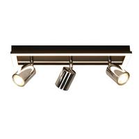 DECKENSTRAHLER Dixon 3-flammig 42/13/15.5cm - Schwarz, Metall (42/13/15.5cm) - Nettlife