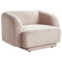 SESSEL Taupe Skjanes - Taupe, Textil (102/69/81cm) - Beliani