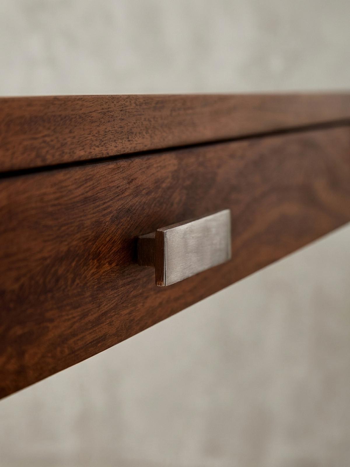 SCHREIBTISCH Massivholz X-Gestell Schublade, Silber 120x55x78 cm - Silberfarben, Holz/Metall (55/120/78cm) - KADIMA DESIGN