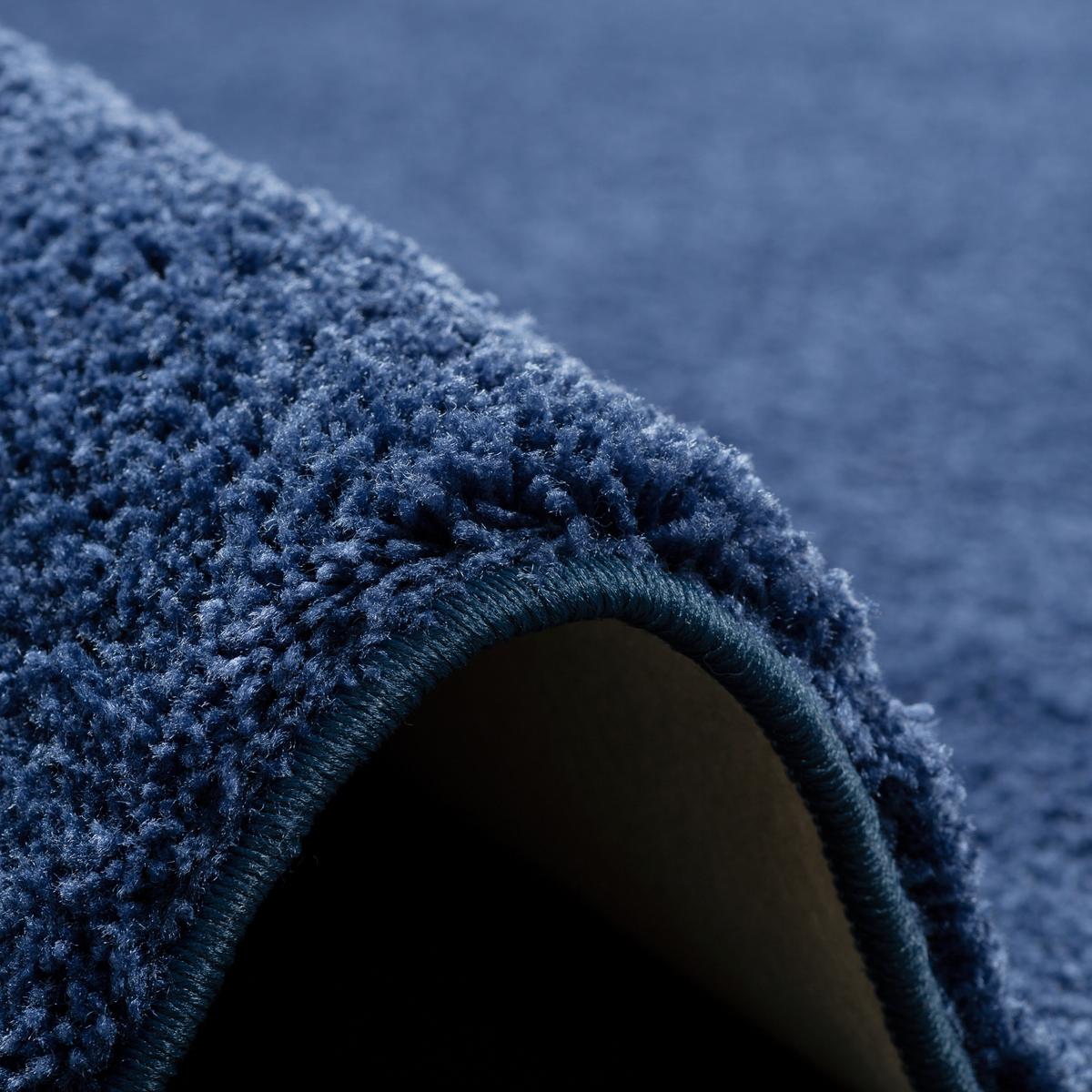 HOCHFLOR SHAGGY LÄUFER TEPPICH PALACE - Dunkelblau, Textil (80/160cm) - Snapstyle