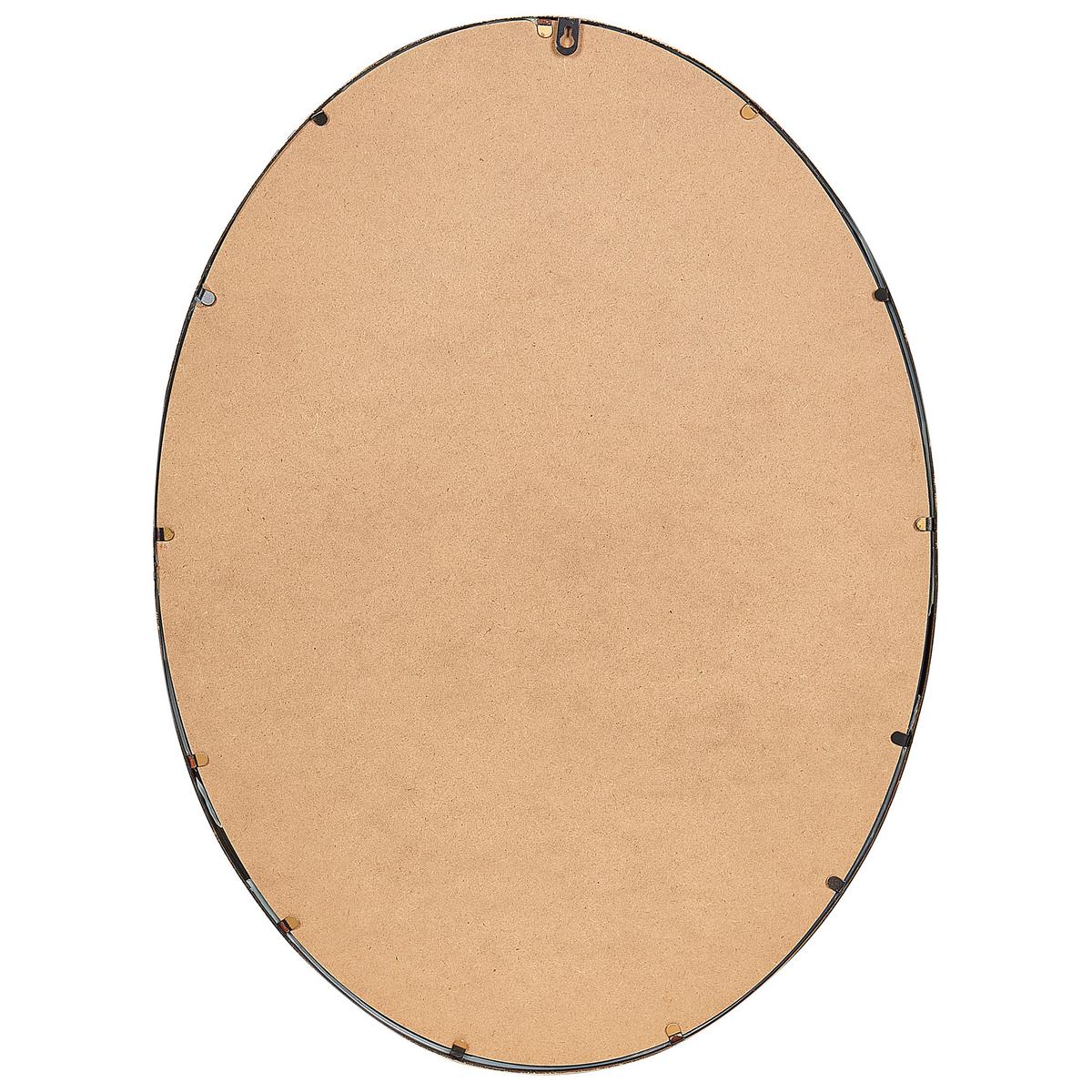 WANDSPIEGEL 57/79 cm Metall Gold Ouvea - Goldfarben, Metall (57/83/4cm) - Beliani