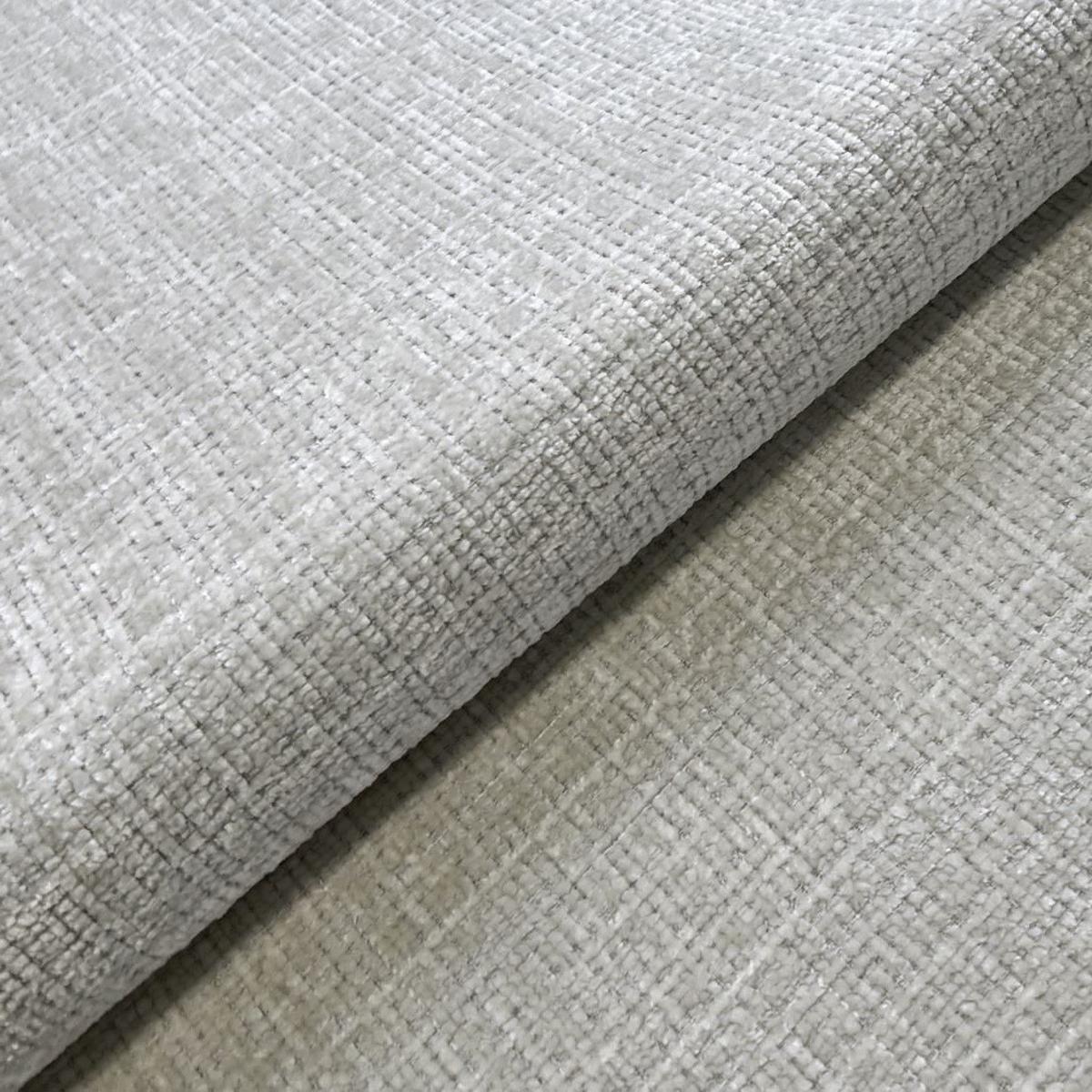ECKSOFA Puffy mit Schlaffunktion und Bettkasten - besonders weich und puffig aus Hellgrau Chenille-Stoff - Ottomane rechts - Hellgrau/Schwarz, Holz/Kunststoff (266/138cm) - S-Style Möbel