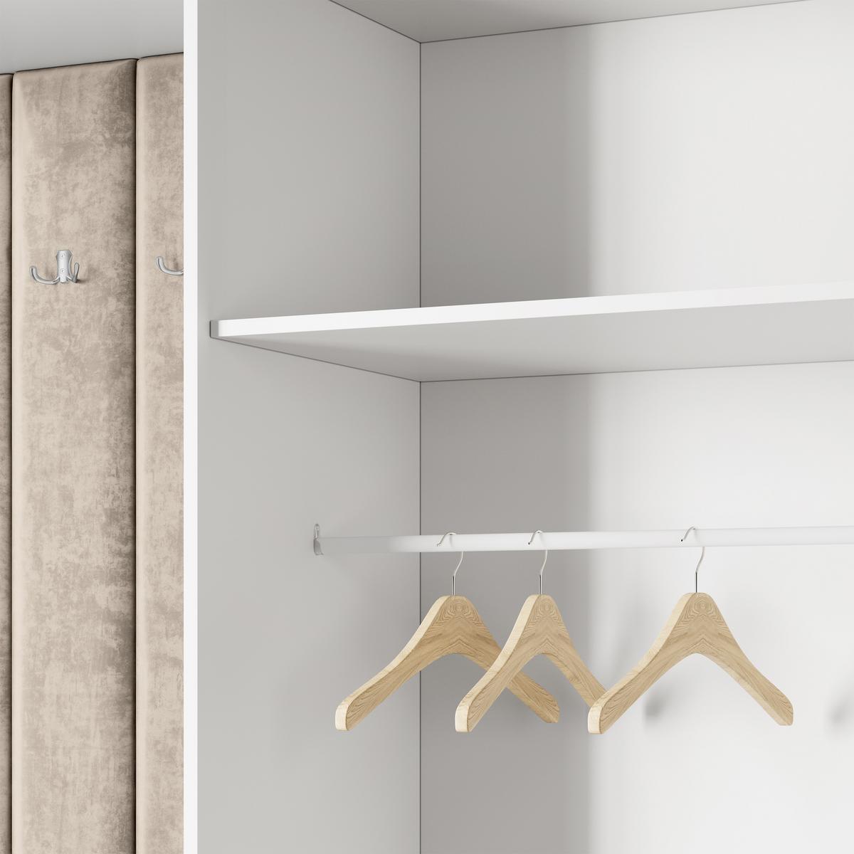 GARDEROBENSCHRANK REMA 180/240/60 cm Modern Kaschmir - Kaschmir/Beige, Holzwerkstoff (180/240/60cm) - MASSENO
