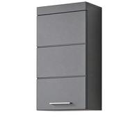HÄNGESCHRANK grau Hochglanz 37 x 77 cm, Badschrank hängend - Grau, Holzwerkstoff/Kunststoff (37/77/23cm) - Top.Furn