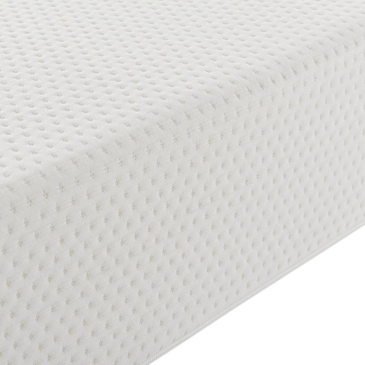 KALTSCHAUMMATRATZE 80x160 cm - Weiß, Textil (80/160cm) - Juskys