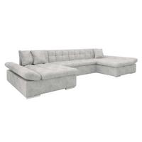 WOHNLANDSCHAFTEN Alia Premium - Silberfarben, Holz/Textil (360/75/160cm) - MIRJAN24