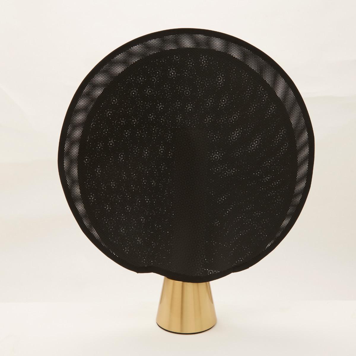 LAMPE Masche D.28cm - Schwarz, Kunststoff (28.5/7.6/39.5cm) - Signature