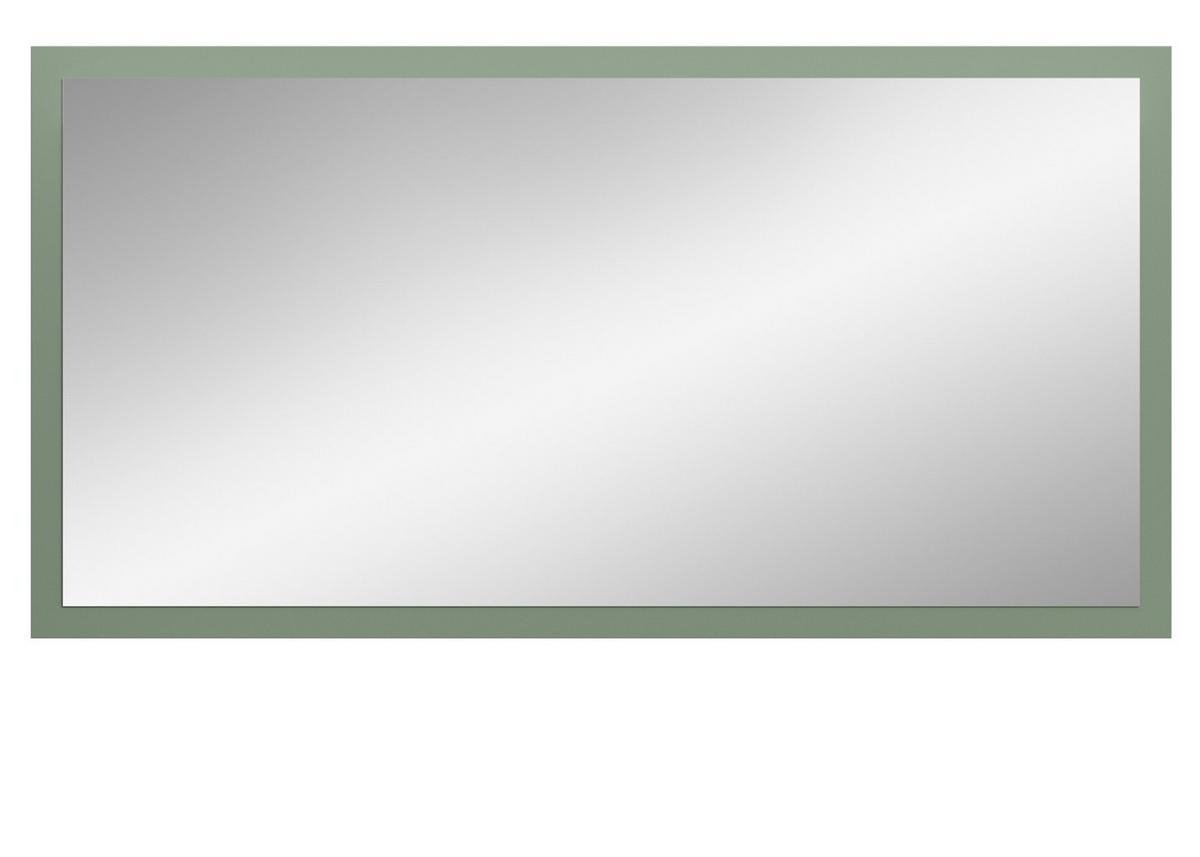 WANDSPIEGEL grün 106 x 55 cm, Garderobenspiegel mit Rahmen - Grün, Glas/Holzwerkstoff (106/55/2cm) - Inn.Furn