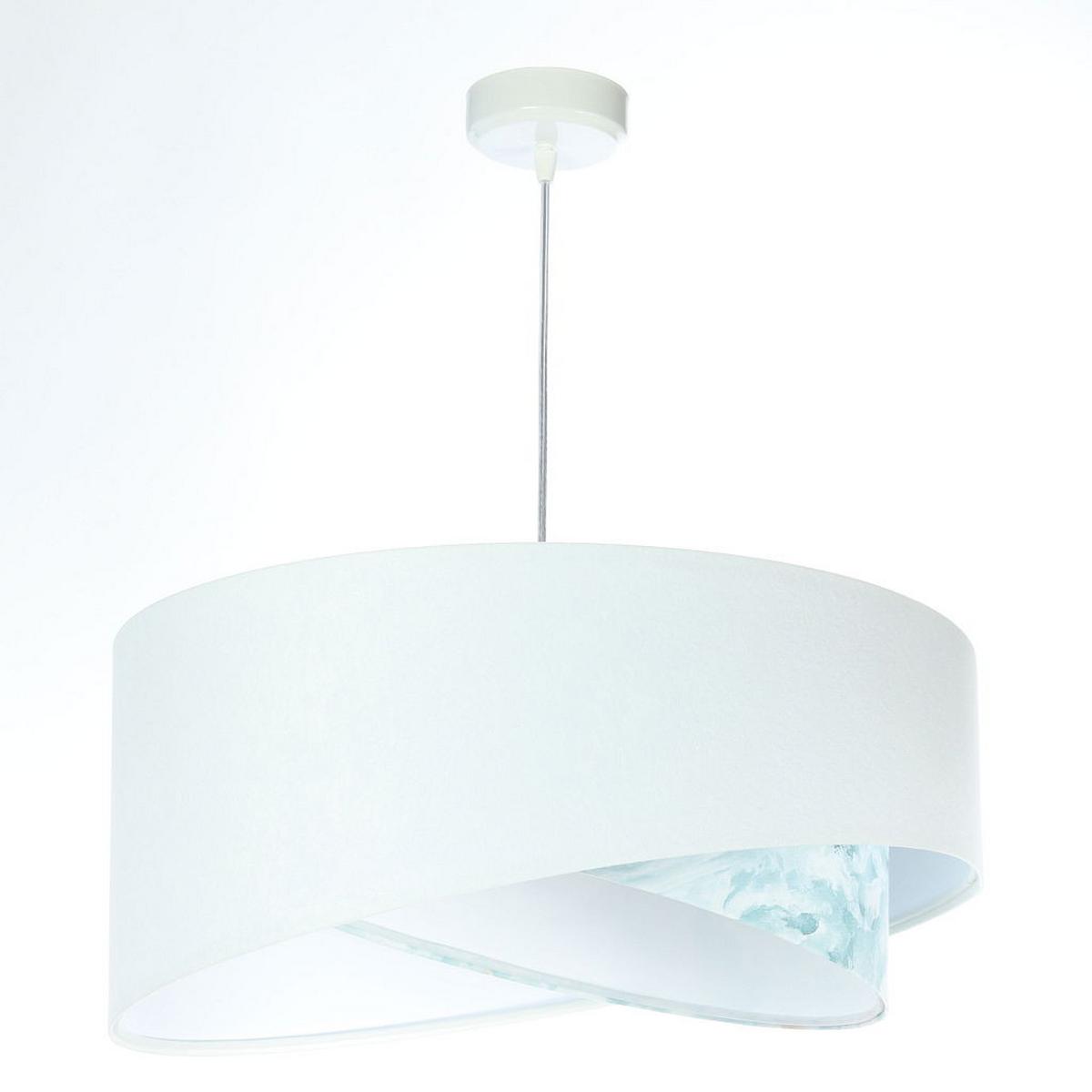 HÄNGELEUCHTE Weiß 50/23 cm - Beige, Kunststoff (50/1/23cm) - ONZENO
