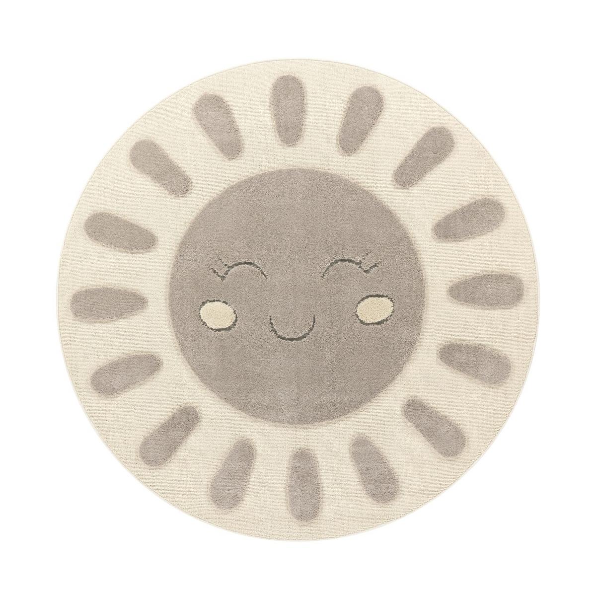 KINDERTEPPICH Creme Ø 120 cm - Creme, Kunststoff (120/120cm) - TT Home
