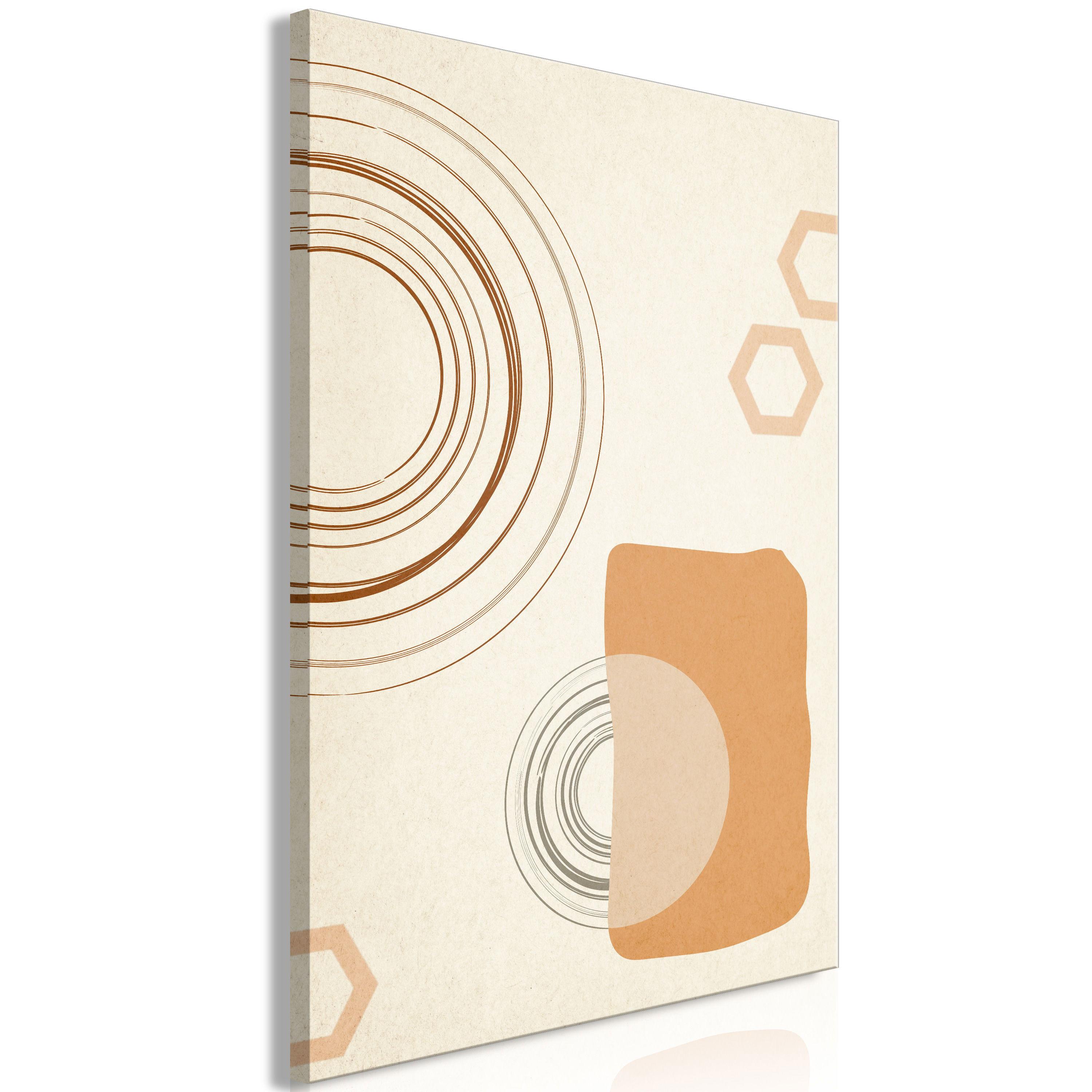 KUNSTDRUCK Braun 60/90 cm - Braun, Textil (60/90cm) - KUNSTLOFT