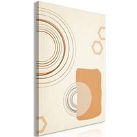 KUNSTDRUCK Braun 60/90 cm - Braun, Textil (60/90cm) - KUNSTLOFT