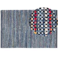 TEPPICH geflochten Alanya 230/160 cm - Multicolor, Textil (160/230cm) - Beliani