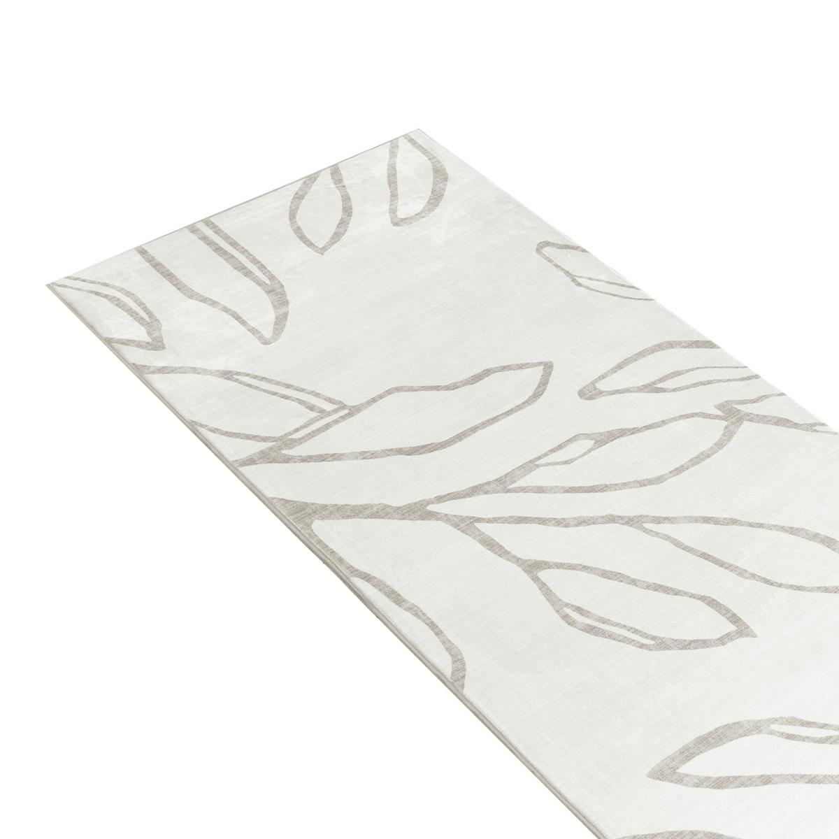 TEPPICH Hellbeige 80/300 cm Bismil - Beige, Textil (80/300cm) - Beliani