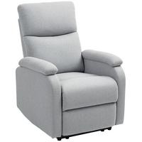 RELAXSESSEL, mit Liegefunktion, bis 150 kg belastbar, Grau - Grau, Metall (69/103/91.5cm) - HOMCOM