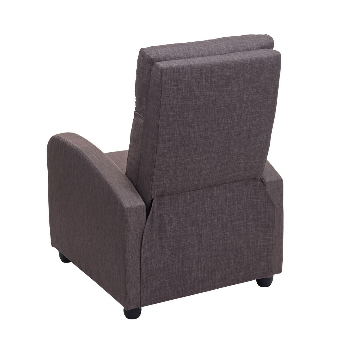RELAXSESSEL Grau, Braun - Braun/Grau, Textil (67/102/90cm) - MCW