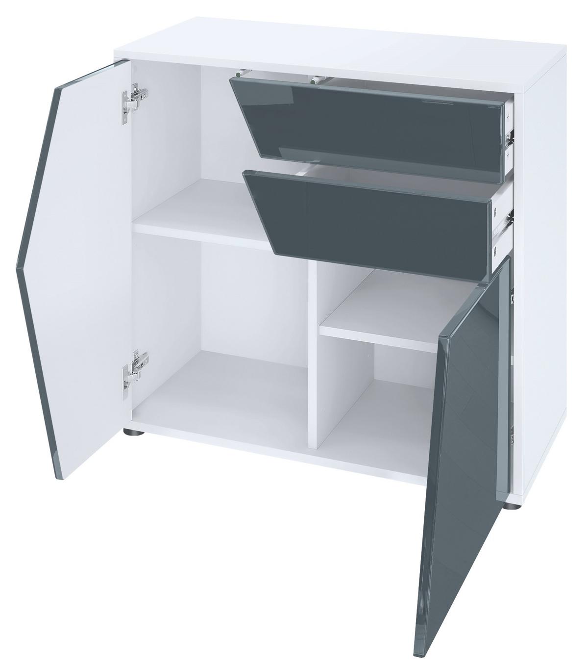 KOMMODE Benny Front in Eiche Natur - Eichefarben, Holzwerkstoff (79/74/36cm) - Vladon