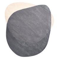 TEPPICH Grau 160/160 cm Wolle Mysuru - Grau, Textil (160/160cm) - Beliani