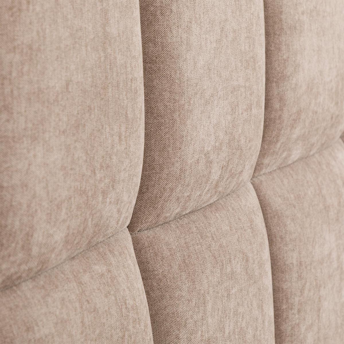 POLSTERBETT EMILIA 180x200 cm braun - Braun, Textil (180/200cm) - IDIMEX