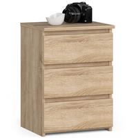 KOMMODE Eiche Sonoma 57/40/35 - Sonoma Eiche, Holzwerkstoff (40/57/35cm) - RAUMHIRSCH FURNITURE