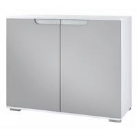 KOMMODE Sylt Hellgrau Seidenmatt - Greige, Holzwerkstoff (92.5/75.5/35cm) - Vladon