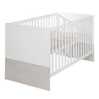 BABYBETT Julia 70 x 140 cm - Weiß, Holzwerkstoff (70/140cm) - Roba