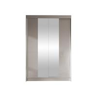 SCHWEBETÜRENSCHRANK Lino II - Kaschmir, Holzwerkstoff/Metall (120/200/58cm) - MIRJAN24