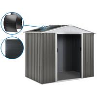METALL-GARTENHAUS dallas Taupe - Taupe, Metall (181/267/181cm) - Habitat Garten