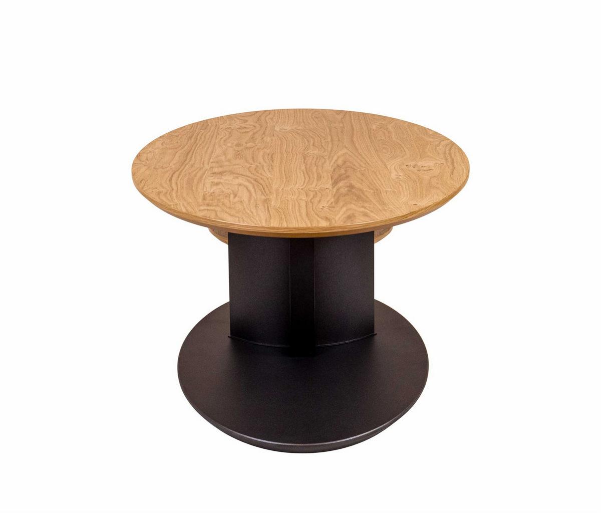 COUCHTISCH höhenverstellbar Corly 95x47x65 Furnier Anthrazit/Wildeiche - Wildeiche/Anthrazit, Holzwerkstoff (95/65/65cm) - 58aufmkessel