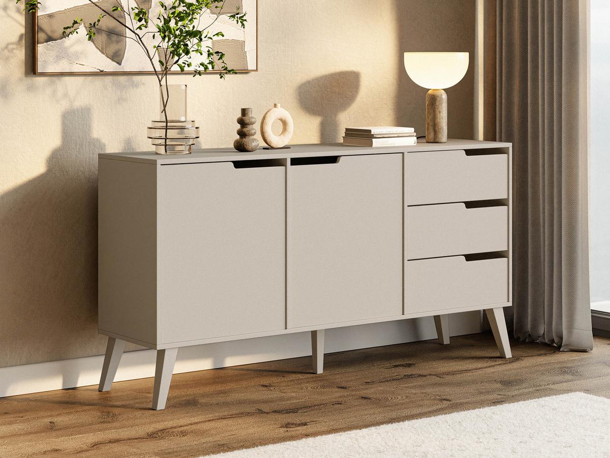 SIDEBOARD Nordelo 2D3S - Kaschmir, Holz/Holzwerkstoff (160/80/40cm) - MIRJAN24