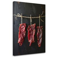 LEINWANDBILD Essen & Trinken 60x90cm - Rot, Textil (60/90cm) - Feeby