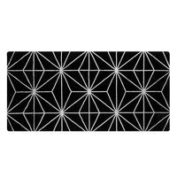 KURZFLOR-TEPPICH Sibel 150/80 cm - Schwarz, Naturmaterialien (80/150cm) - Beliani