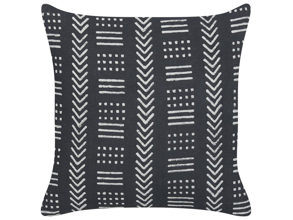 DEKOKISSEN 2er-Set Cremeweiß 45/45 cm Benzoin - Ecru, Naturmaterialien/Textil (45/45cm) - Beliani