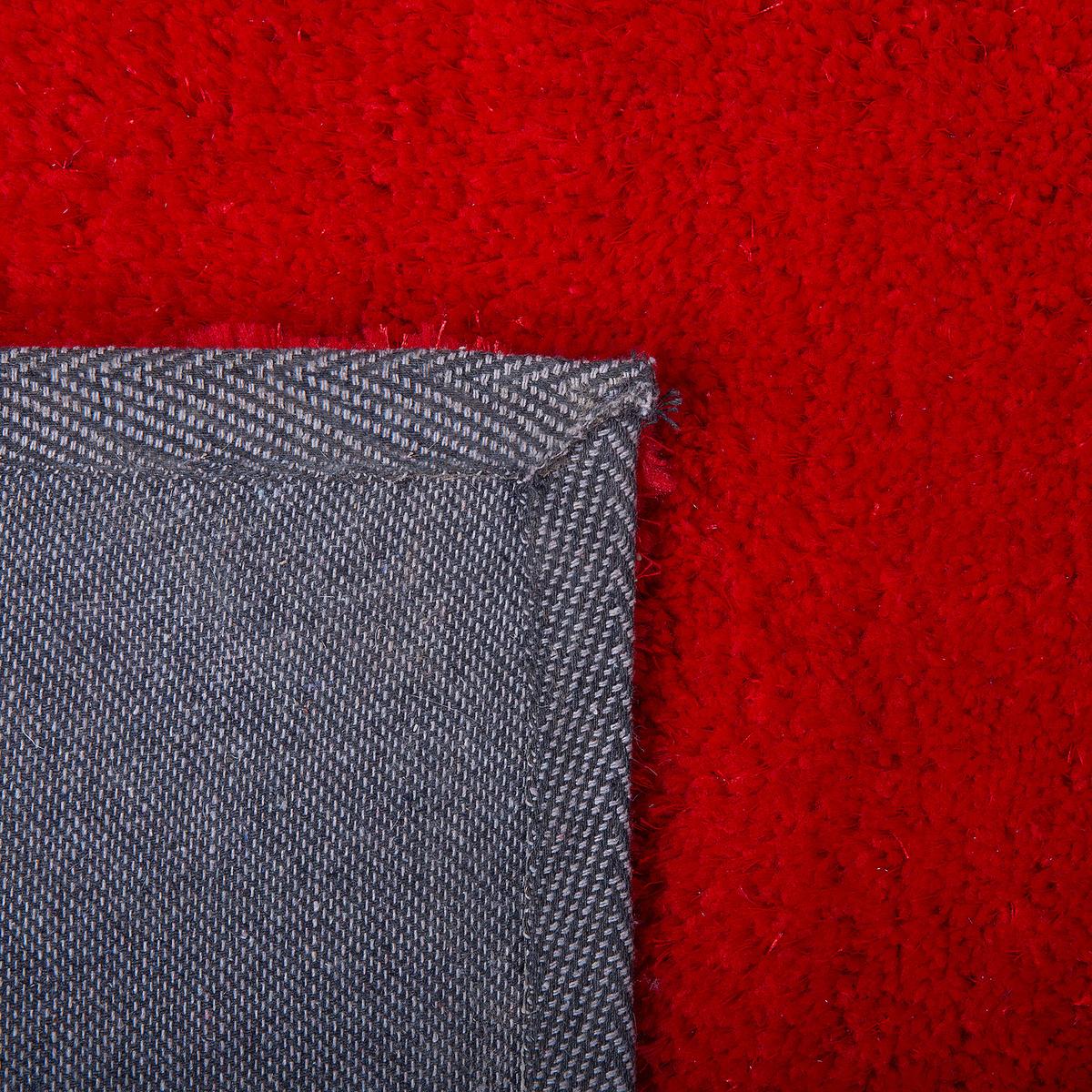 SHAGGY-TEPPICH Demre 150/80 cm - Rot, Kunststoff (80/150cm) - Beliani