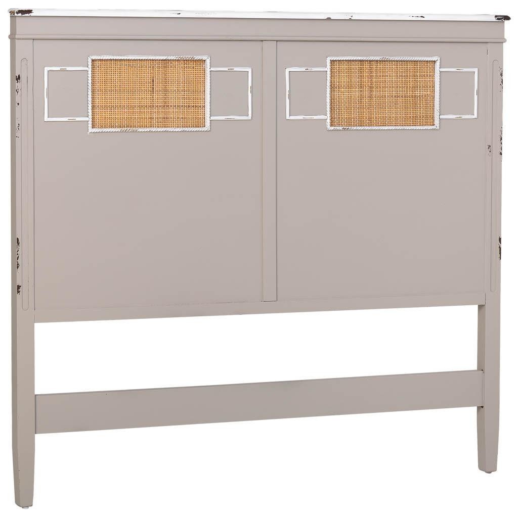 BETTKOPFTEIL 150x6x130 cm - Grau, Holz (150/130/6cm) - Wanderlust