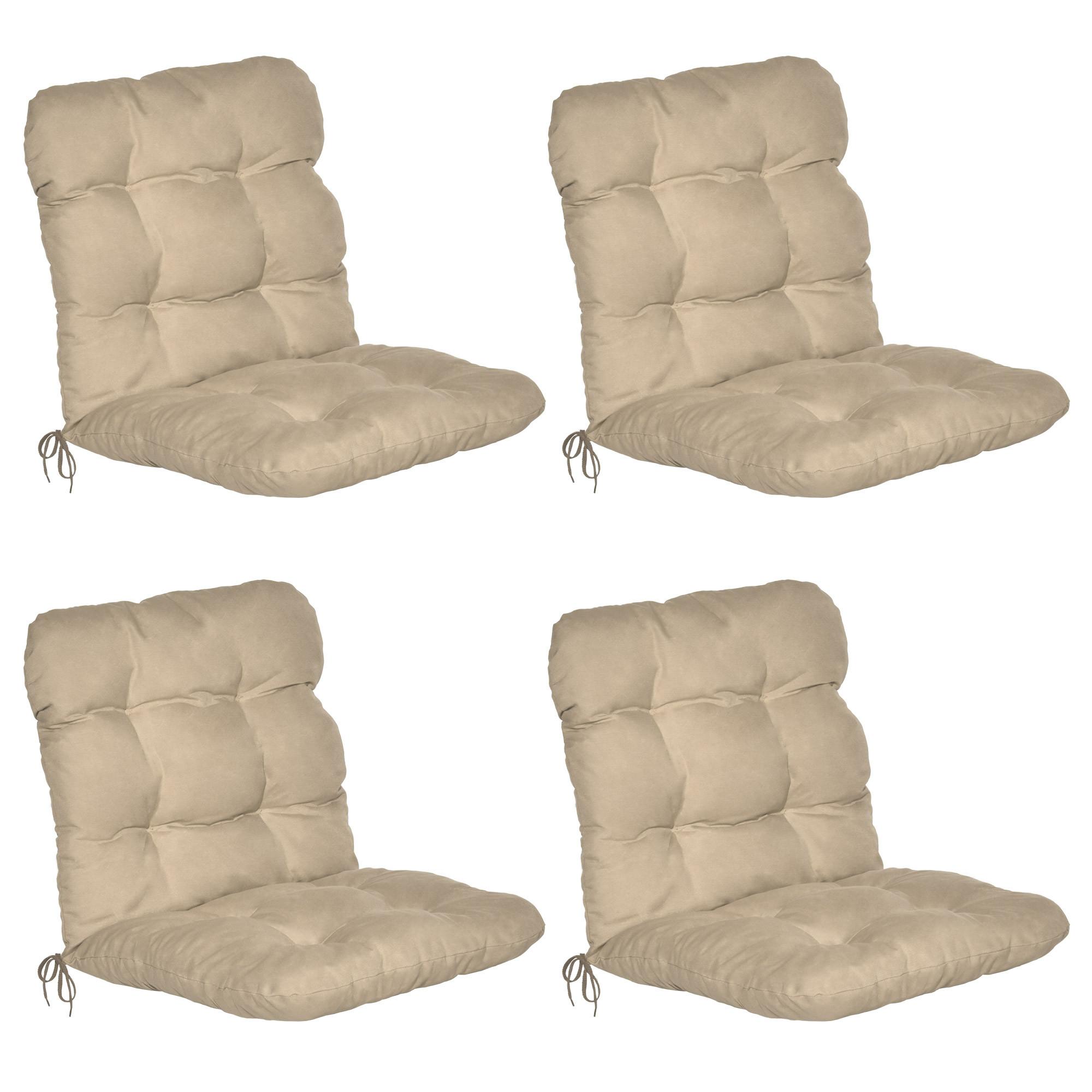 NIEDERLEHNERAUFLAGE Flair NL 100/50/8cm Natur (4tlg) - Naturfarben, Textil (50/8/100cm) - Beautissu 