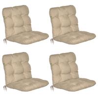 NIEDERLEHNERAUFLAGE Flair NL 100/50/8cm Natur (4tlg) - Naturfarben, Textil (50/8/100cm) - Beautissu 