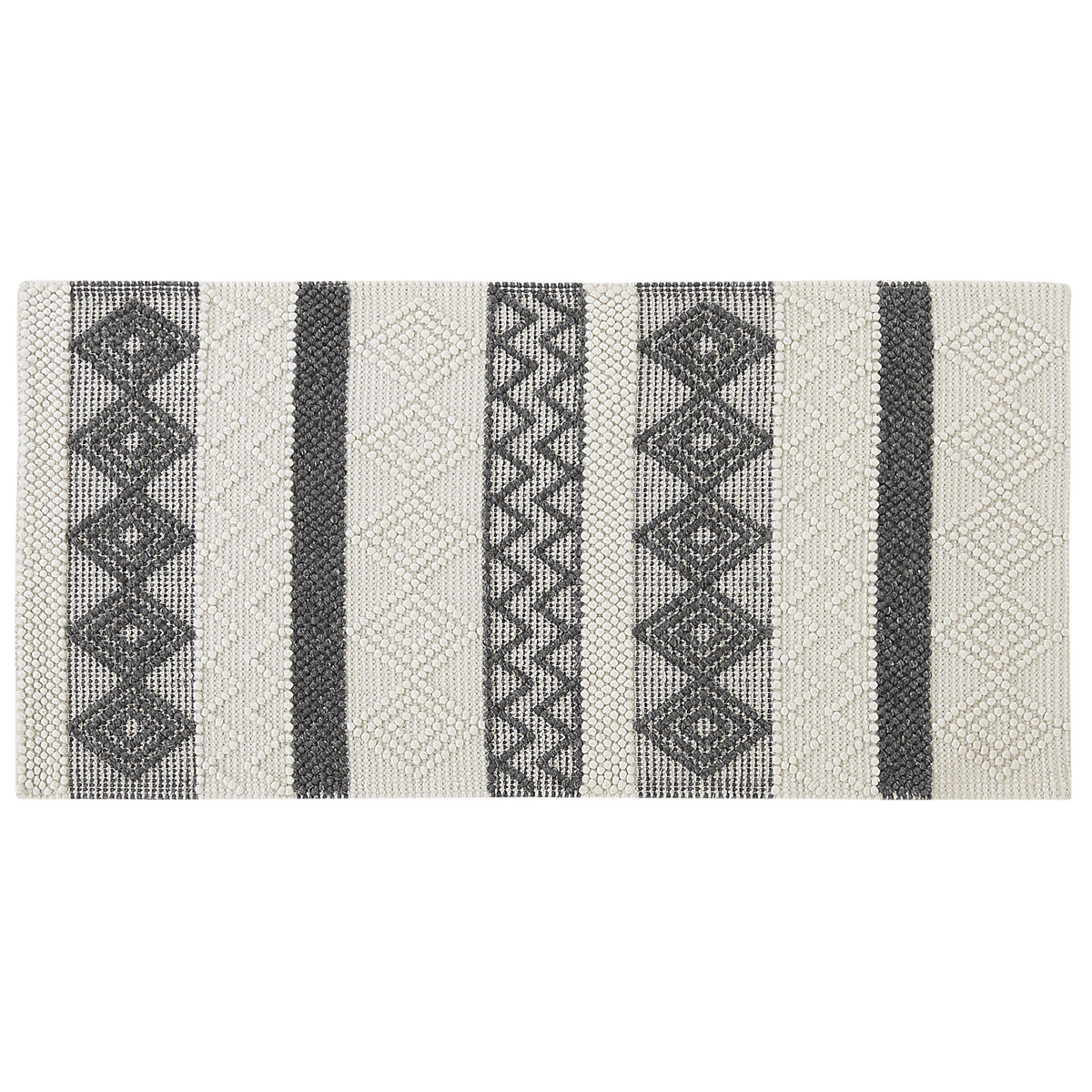 KURZFLOR-TEPPICH Davutlar 150/80 cm - Beige, Textil (80/150cm) - Beliani
