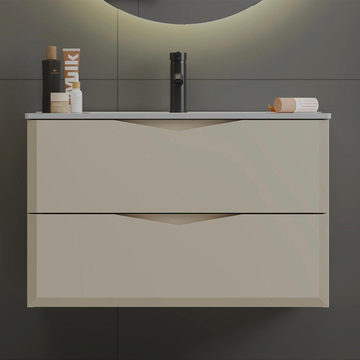 WASCHTISCH 80cm Ellie Kaschmir - Kaschmir, Holzwerkstoff (80/50/45.8cm) - Petits-meubles