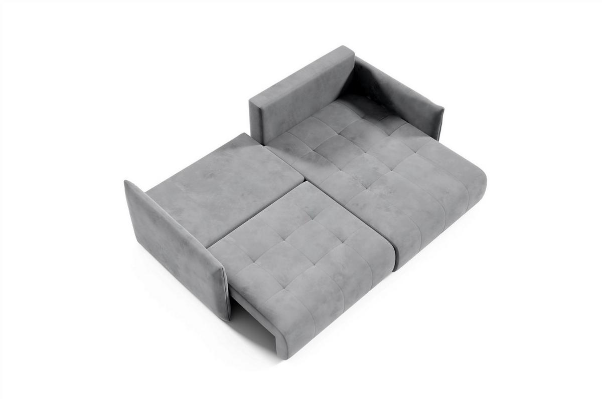 ECKSOFA Canio - Dunkelbraun, Holzwerkstoff/Textil (221/153cm) - Fun Möbel