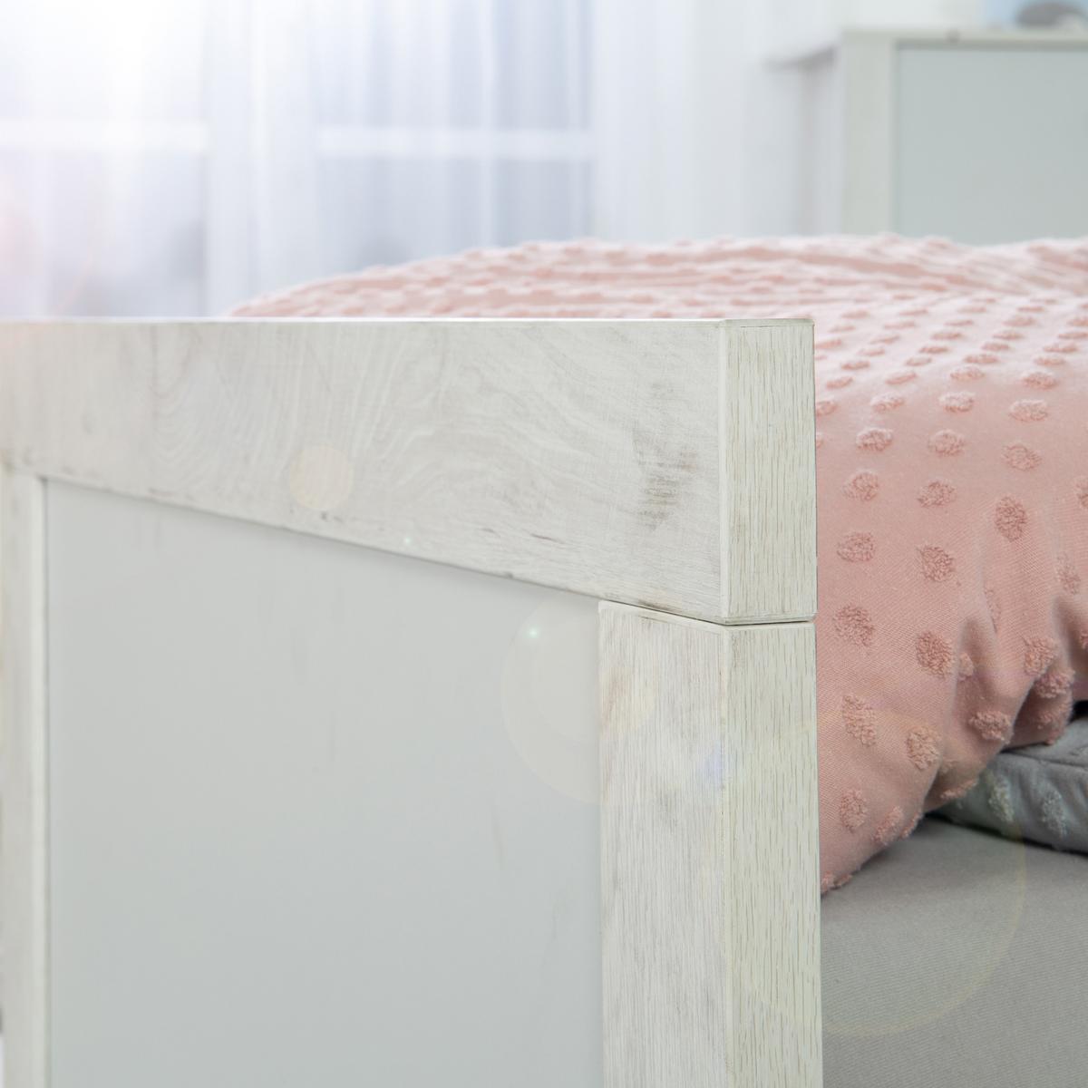 BABYZIMMER-SET Mila 2-teilig - Grau, Holzwerkstoff (126/98.5/142cm) - Roba