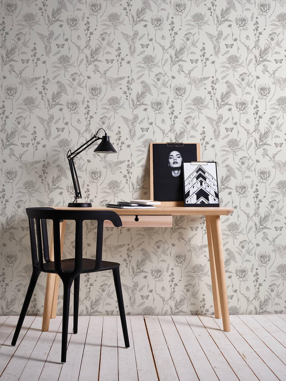 VLIESTAPETE Weiß 53/1005 cm - Grau, Textil (53/1cm) - KUNSTLOFT