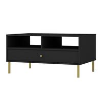 COUCHTISCH TORINO 100,2/50/65 cm Graphitfarben - Graphitfarben, Holzwerkstoff (65/100.2/50cm) - MASSENO