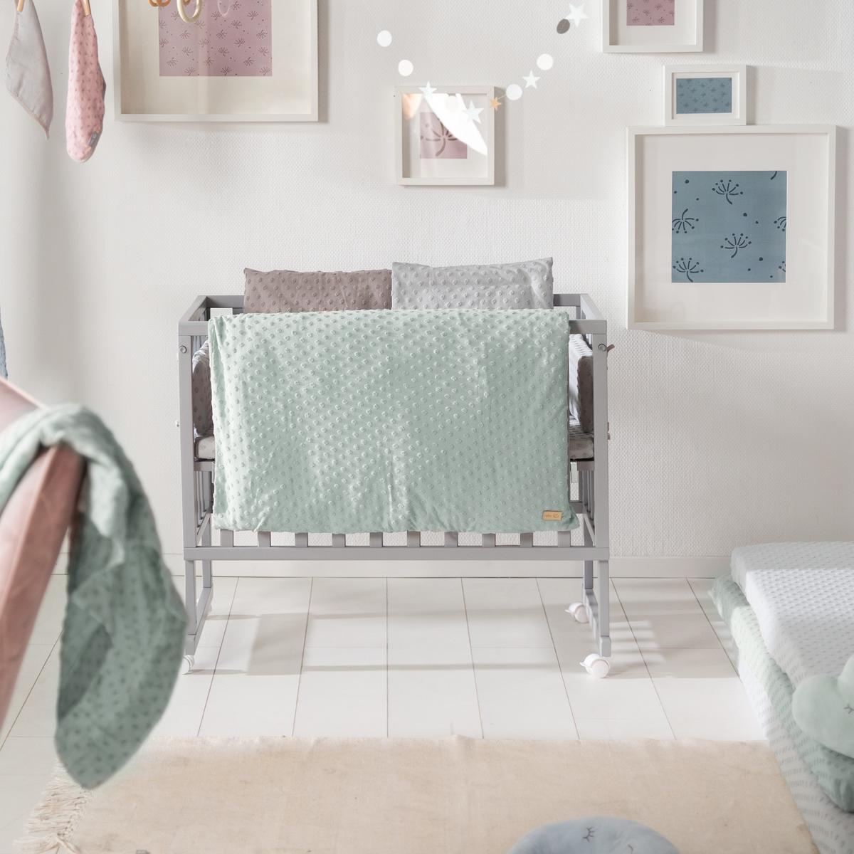 BABYBETTWÄSCHE Lil Planet 100x135 cm frosty green - Grün, Textil (100/135cm) - Roba