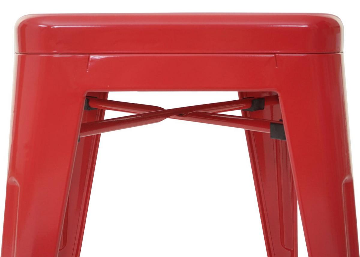 BARHOCKER METALL Grau - Grau, Metall (43/77/43cm) - MCW